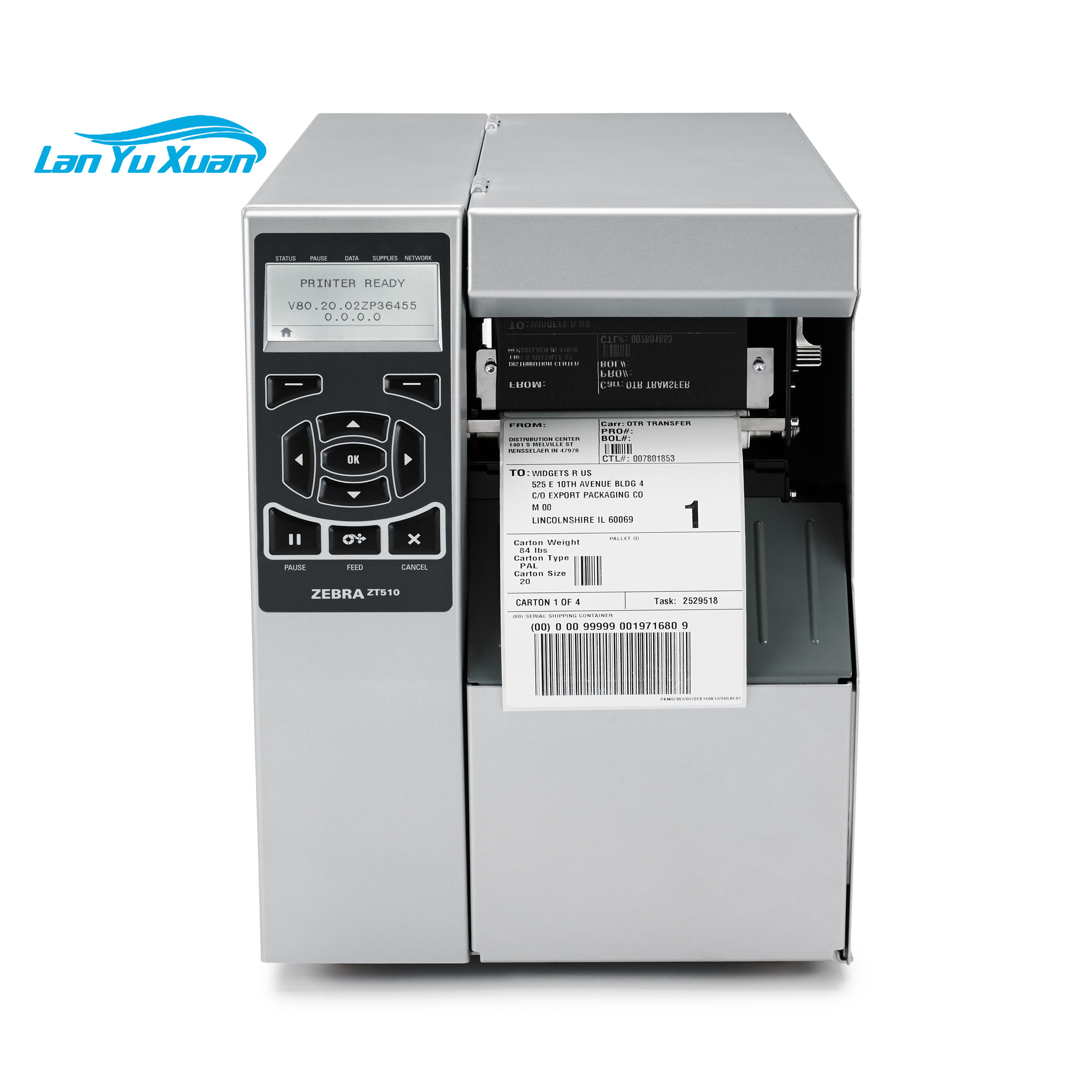 Barcode Printer - طابعة ملصقات الباركود الصناعية زيبرا ZT510-2