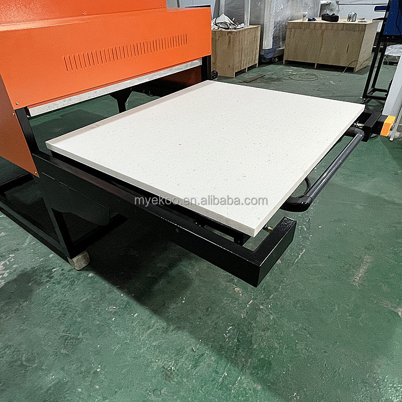 ماكينة كبس حراري صناعية مسطحة  - مراجعة Commercial Fabric Printing Machine وسعره