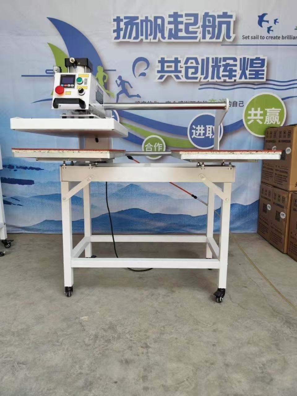 آلة طباعة حرارية بالتسامي مقاس - مراجعة Commercial Fabric Printing Machine وسعره