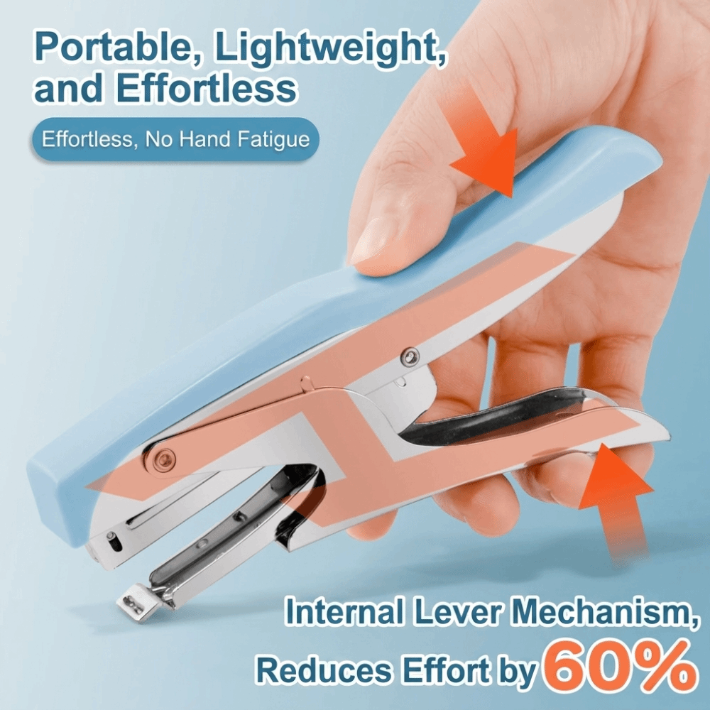 دباسة يدوية معدنية تعمل بالراف - مراجعة Stapler Heavy Duty وسعره