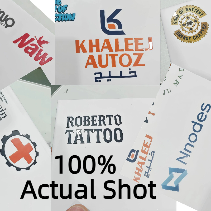 50 قطعة ملصقات مخصصة بشعار ثلا - مراجعة Label Maker وسعره